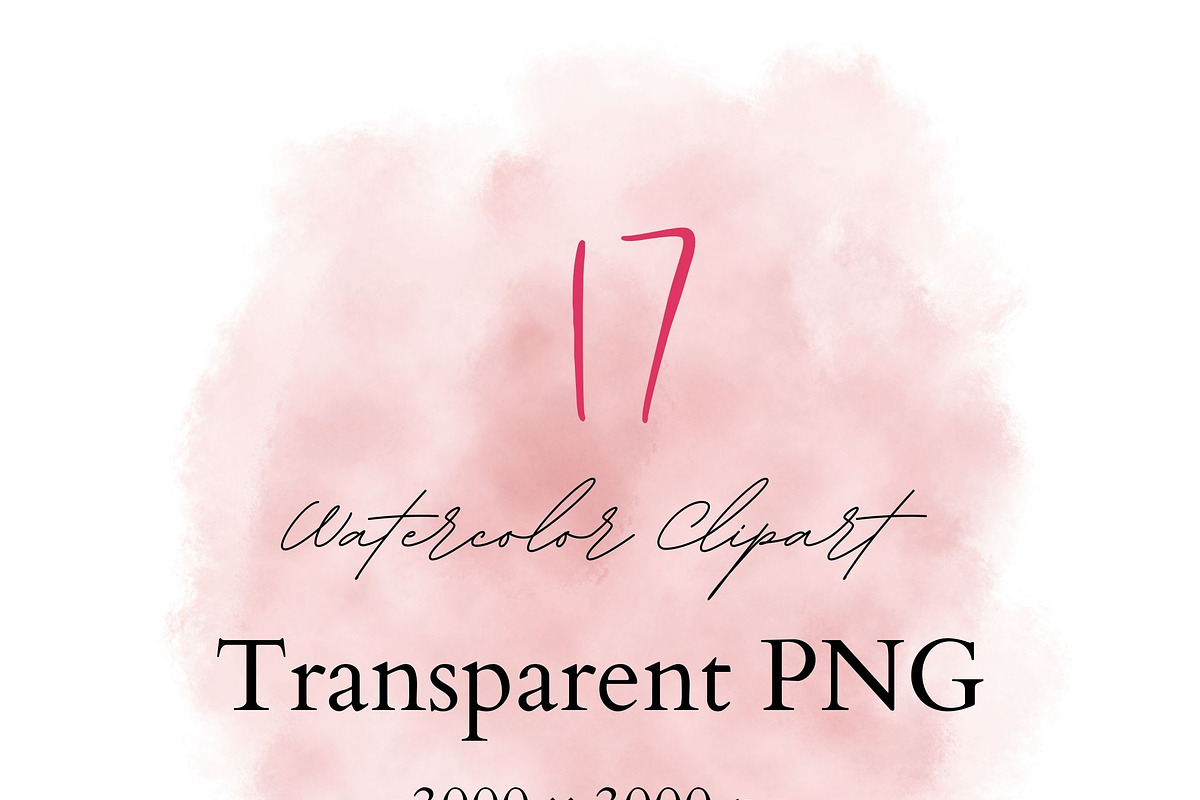 Pastel Watercolor Splashes Clipart, an Object Graphic by Meher Sadiah (Photo 2 of 4)