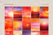 Grainy Sunset Abstract Backgrounds, a Background Graphic by Elena Pimonova (Thumbnail 3 of 8)