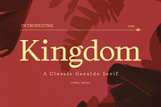 Kingdom - Classic Garalde Serif, a Serif Font by Typia Nesia (Thumbnail 1 of 10)