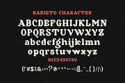 Baristo, a Serif Font by ToniStudio (Thumbnail 7 of 8)