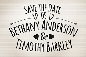 Stamp Style Save The Date
