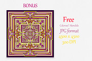 Square mandalas collection, a Brushes & More by dnapslvsk (Thumbnail 2 of 5)