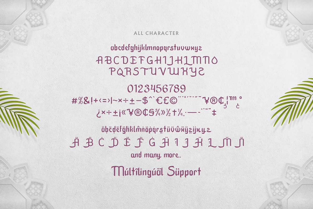 Ramadhan Day - Arabic Display Font, a Font by Pixesia Studio (Photo 14 of 15)