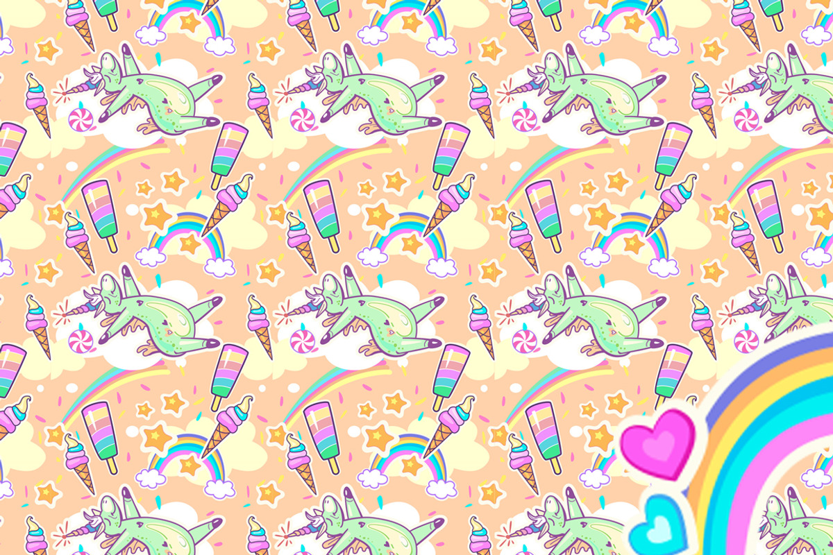 Cute Unicorns Clipart, a Pattern Graphic by ViktoriaARTprint (Photo 8 of 13)