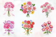 Happy Mother's Day Flowers Clip Art, an Illustration by RobertsArt (Thumbnail 6 of 7)