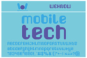 friendly robot font, a Font by weknow (Thumbnail 3 of 5)