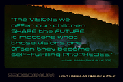 Proscenium Arch - Sci-Fi Font, a Sans Serif Font by Wingsart Studio (Thumbnail 2 of 15)