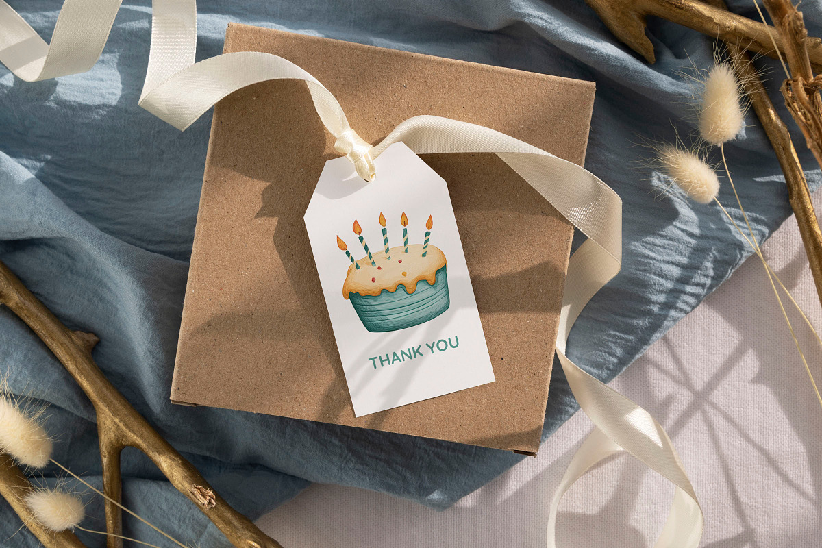 Muffin - Birthday Invitation Pack, a Card Template by CinderHeart Designs (Photo 2 of 3)
