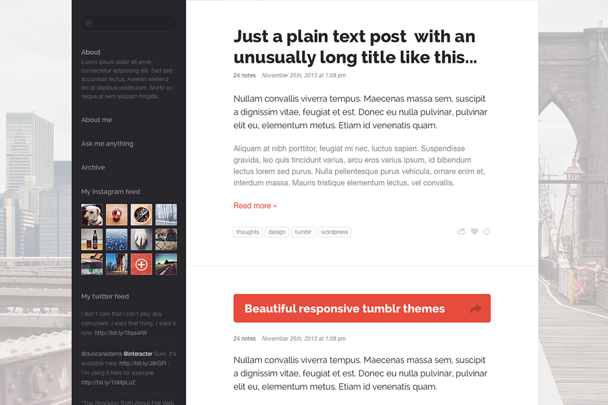 Boardwalk tumblr theme, a Websites & App Template by Pixel Revel (Photo 4 of 4)