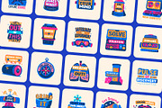Animated Science Stickers Set, an Emoji Icon by Vectors Market (Thumbnail 4 of 5)