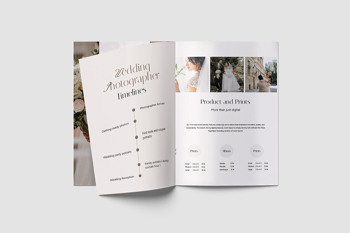 Project Wedding Planner Template, a Brochure Template by TMint Play (Photo 7 of 8)