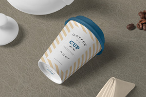 9oz Takeaway Coffee Cup Mockups