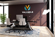 PSD Office Interior Wall Mockup, a Product Mockup by Ayy (Thumbnail 6 of 17)