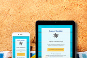 Summer MailChimp Eblast, an Email Template by Khryna Designs (Thumbnail 1 of 3)
