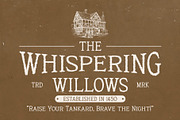 Kroine Rough, a Serif Font by Craft Supply Co. (Thumbnail 3 of 8)