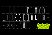 SEGAPUNK BOLD FUTURISTIC TYPEFACE, a Symbol Font by Font For Zula™ (Thumbnail 13 of 13)