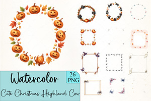 Cute Halloween Frame Sublimation, an Illustration by CrexoraLab