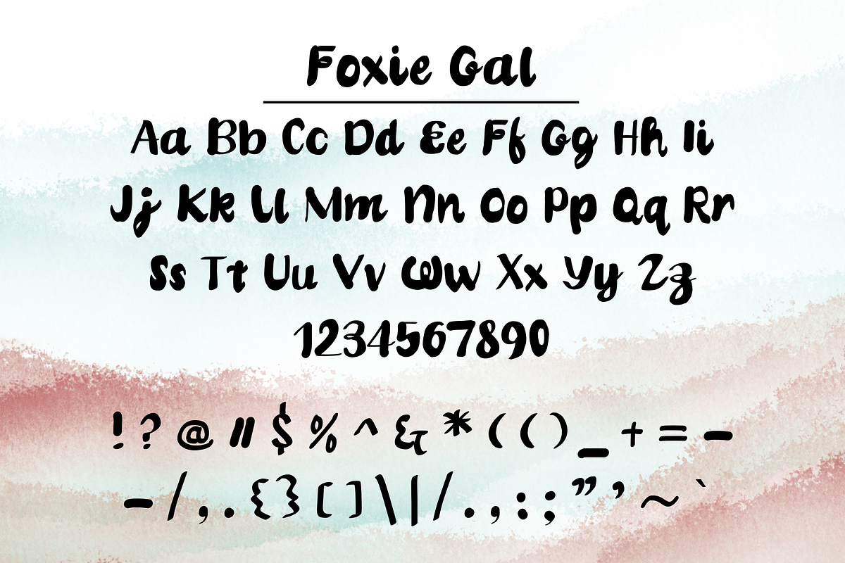 Foxie Gal Handwritten Script Font, a Script Font by Blynn Pippen (Photo 4 of 10)
