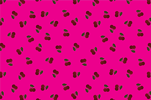 9 Seamless Cherry Pattern Swatches