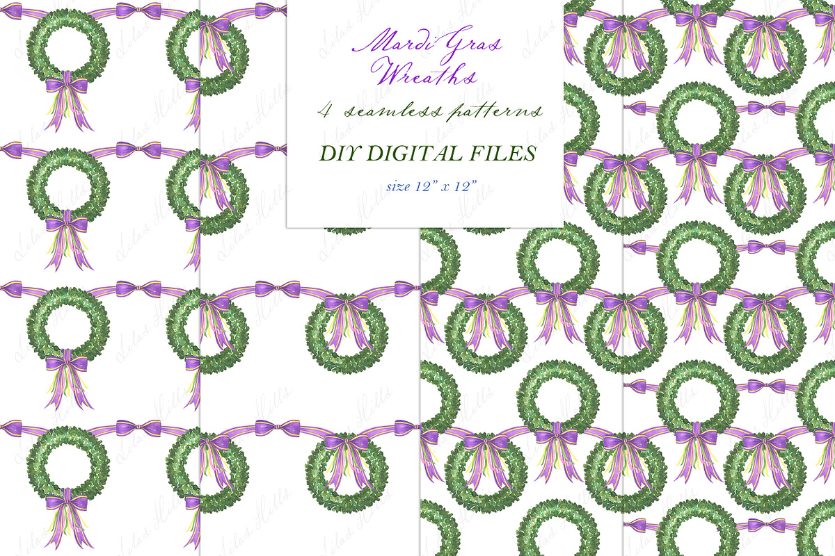 Mardi Gras Wreath Bow Frames DIY, a Graphic by LABFcreations (Photo 2 of 4)