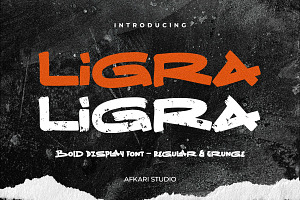 Ligra - Bold Display Typeface