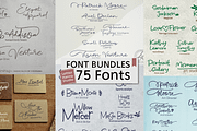 Mega 75 Handwriting Font Bundle, a Handwritten Font by Letterhanna Studio (Thumbnail 2 of 9)