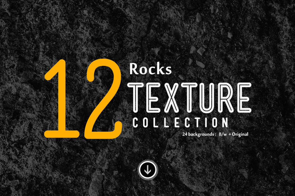 24 Rocks Texture backgrounds B/W, a Texture Graphic by Zoomin Istanbul (Photo 5 of 5)