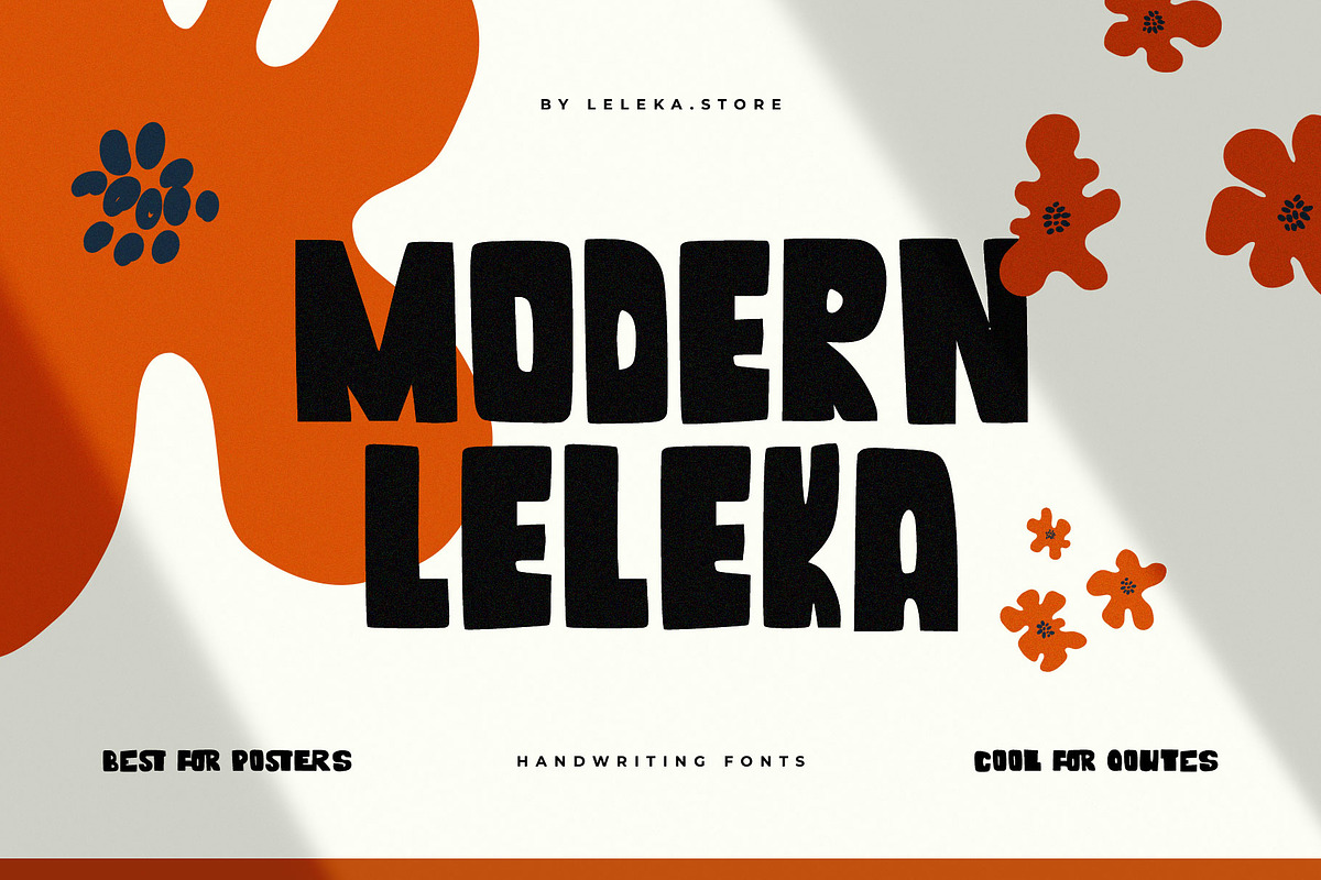 Modern Leleka | Bold Font, a Handwritten Font by Leleka.Store (Photo 1 of 15)