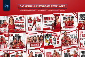 Basketball Instagram Templates