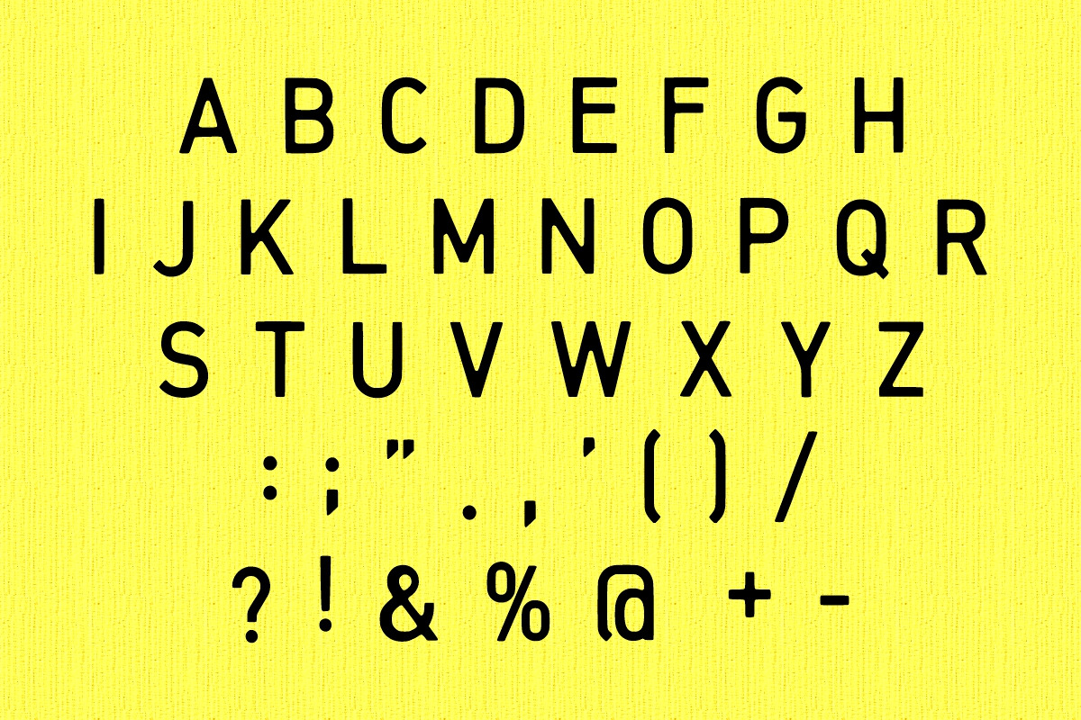 Orange Lemonade minimalist font, a Font by Fourteen Letter (Photo 4 of 6)