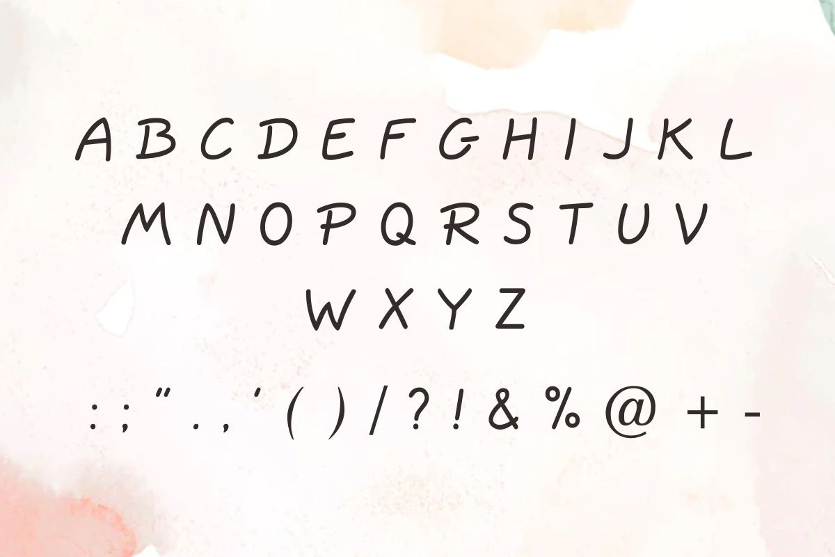 Chicken Dinner - Simple Font, a Handwritten Font by Fourteen Letter (Photo 4 of 7)