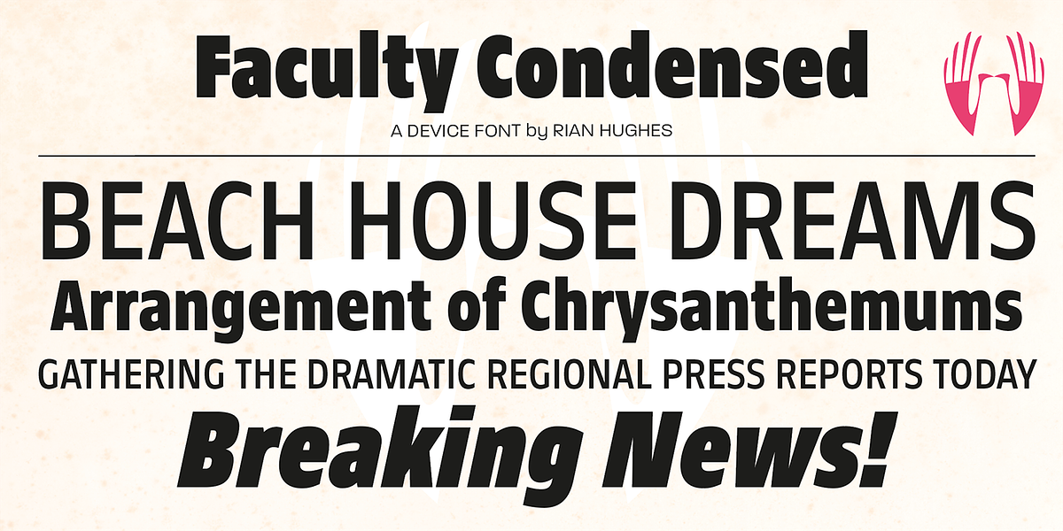 Faculty, a Sans Serif Font by Device (Photo 2 of 14)