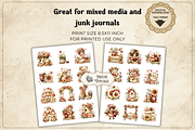 Ladybug Fussy Cuts, Summer Clipart, a Seasonal Illustration by Print Haven Mochi Vintage (Thumbnail 2 of 5)