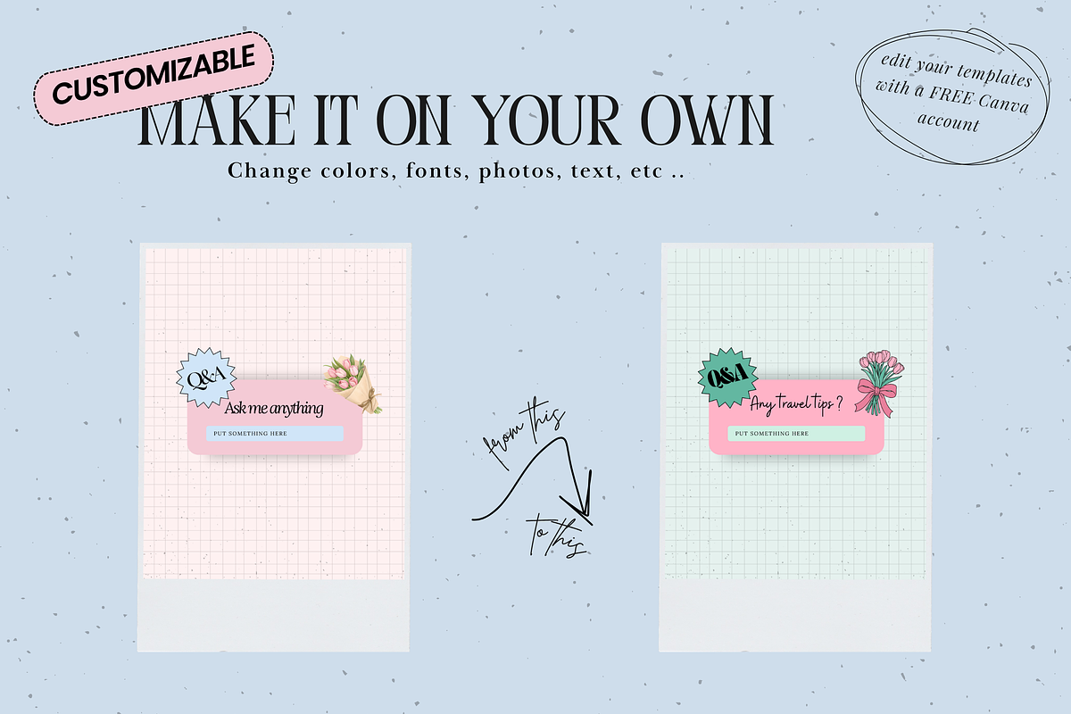 Instagram Templates Bundle, a Social Media Template by PixelBloomClub (Photo 6 of 7)