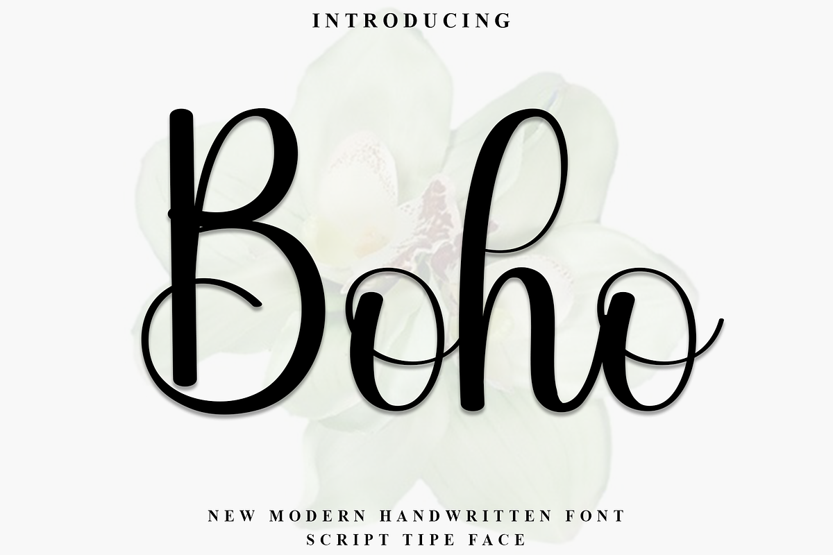 Boho, a Handwritten Font by FreshTypeINK (Photo 1 of 8)