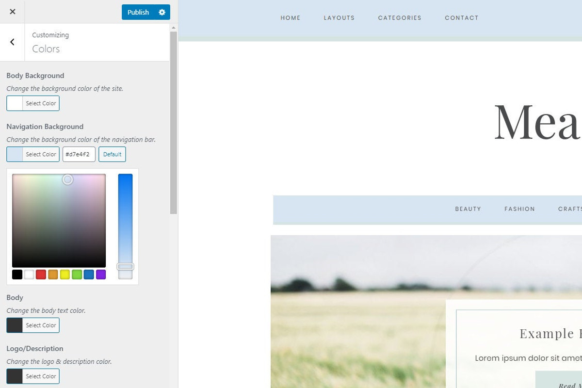 Wordpress Theme Meadow, a WordPress Template by HelloYay (Photo 3 of 3)