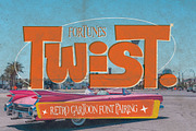Twist Retro Font Pack, a Sans Serif Font by Fortunes Co (Thumbnail 1 of 12)