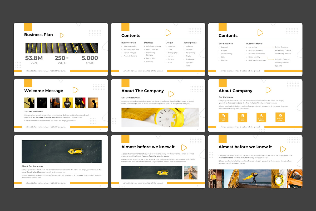 Business Plan -Presentation Template, a Presentation Template by MNML Agency (Photo 4 of 34)