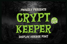 Crypt Keeper | Display Horror Font