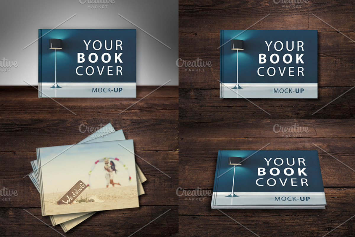 Sale - Landscape Book Cover Mockup, a Print Template by attraax (Photo 5 of 5)