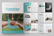Charity Brochure Template, a Brochure Template by HiveArts (Thumbnail 1 of 9)