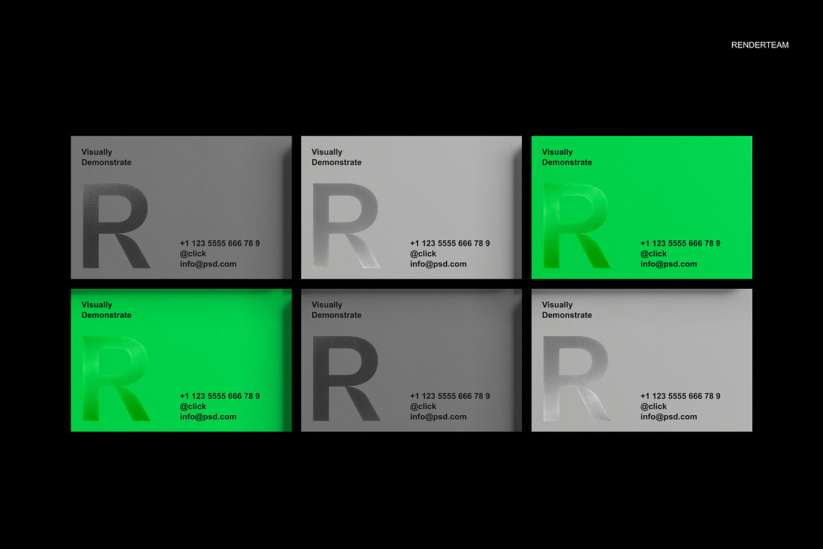 Brand Identity Mockup Set, a Product Mockup by Renderteam (Photo 3 of 14)