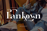 Fankown Unique Ligature Serif, a Serif Font by Humaira_std (Thumbnail 1 of 9)
