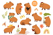 Lovely Capybara | Handwritten font, a Handwritten Font by JuliaVolkova (Thumbnail 8 of 9)
