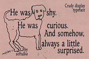 Crudy Typeface, a Sans Serif Font by softulka (Thumbnail 4 of 8)