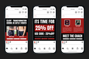 Fitness Red Template, a Social Media Template by Kalubuak (Thumbnail 4 of 10)