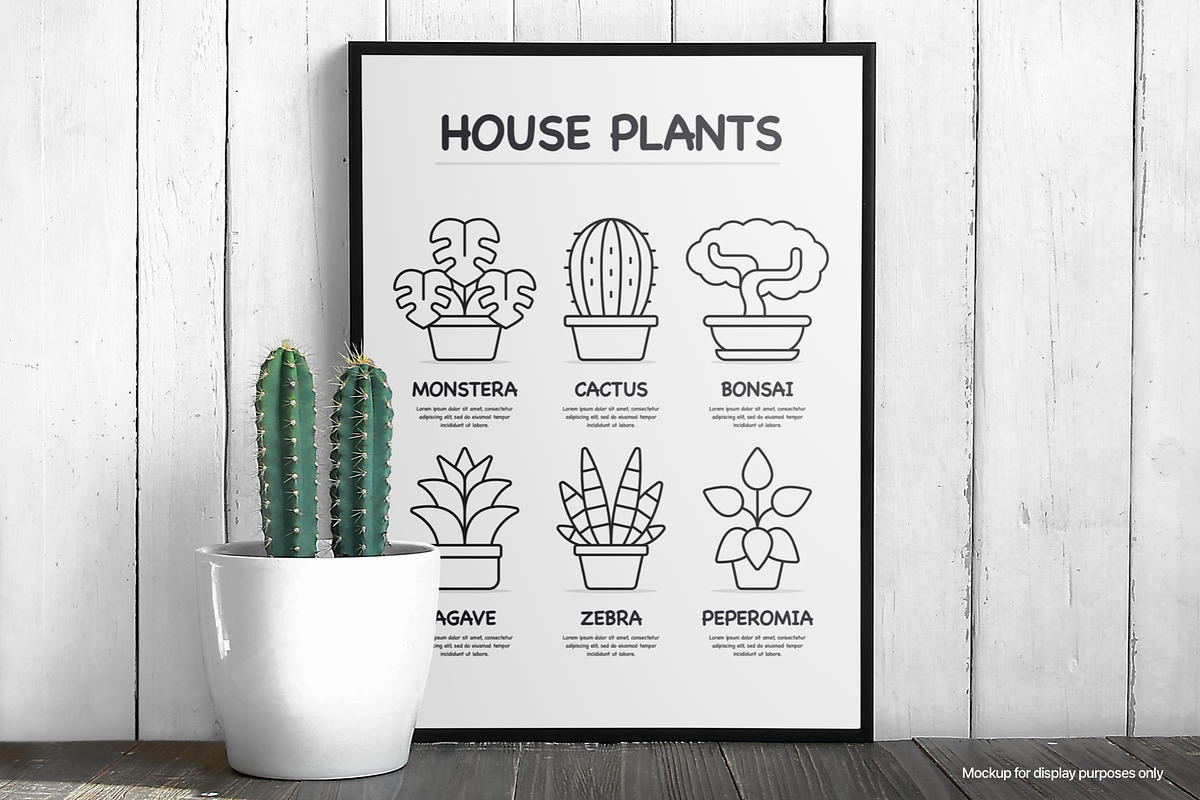 100 Plants & Flowers Line Icons, an Outline Icon by Juicy Icons (Photo 4 of 6)