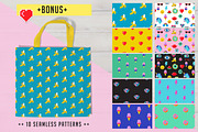Pop Art 80's patches and stickers, an Emoji Icon by Marish (Thumbnail 6 of 6)