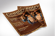 Country Music Night Flyer Template, a Flyer Template by Four C Graphic (Thumbnail 2 of 10)