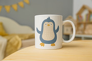 Penguin Animal Clipart Set, an Animal Illustration by Palau (Thumbnail 2 of 10)
